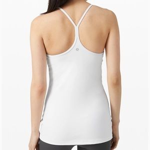 Lululemon Power Y Tank | White | Size 8
